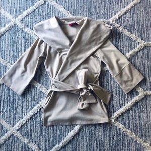 HOODED KIMONO SWEATER